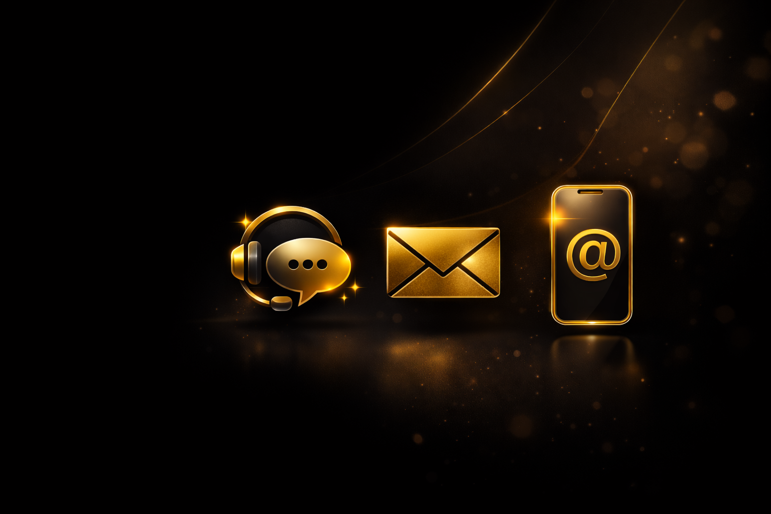 Get in touch — contact and support illustration